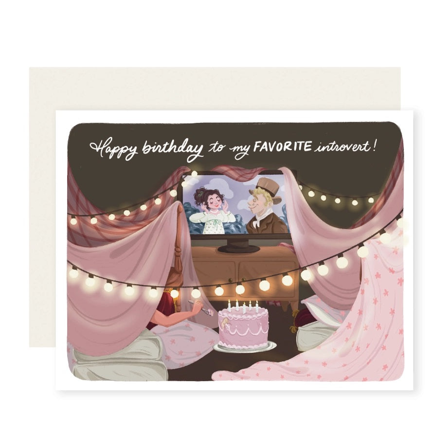Card Happy Birthday To My Favorite Introvert
