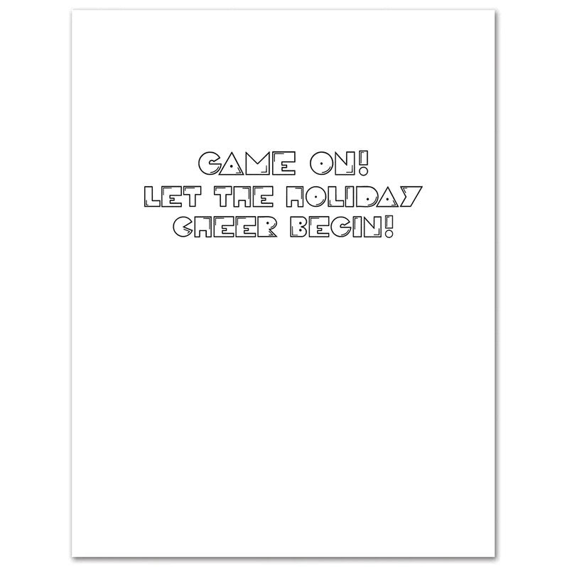 Card Pac-Man Happy Holidays