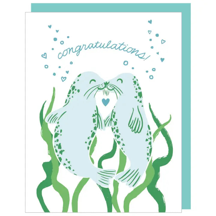 Card Sealed With A Kiss Congratulations