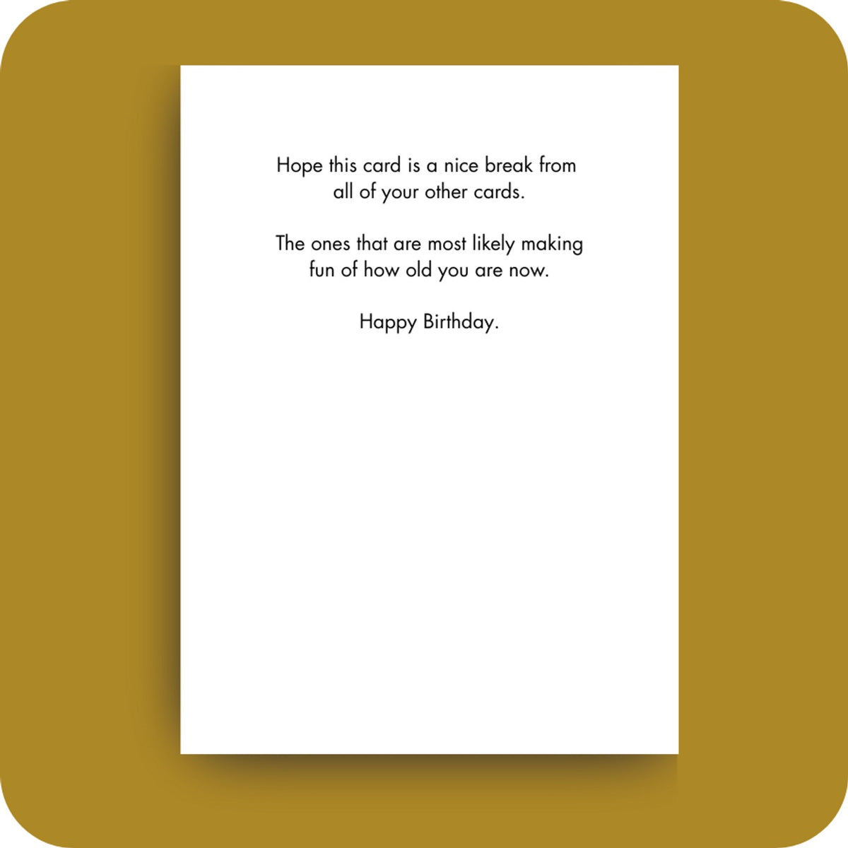 Card Smart Funny Beautiful Kind Birthday