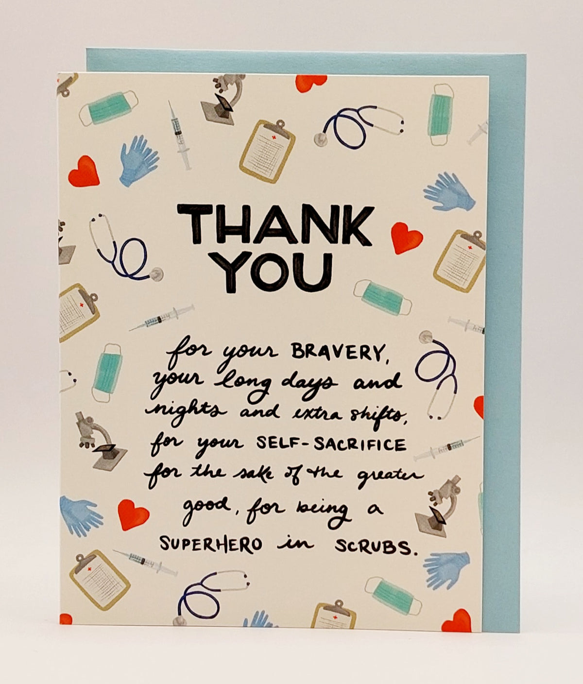 Card Thank You Medical Doctor Nurse