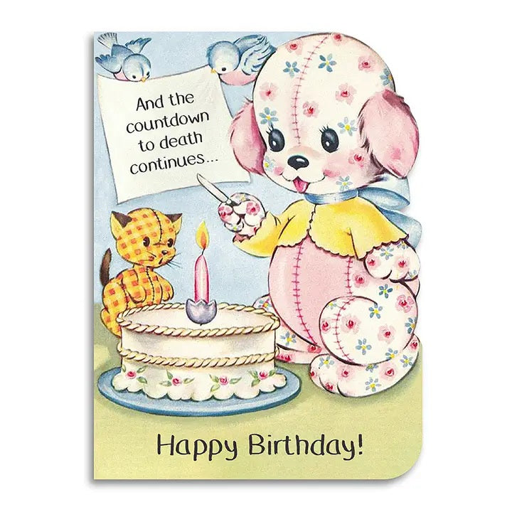 Card The Countdown To Death Birthday