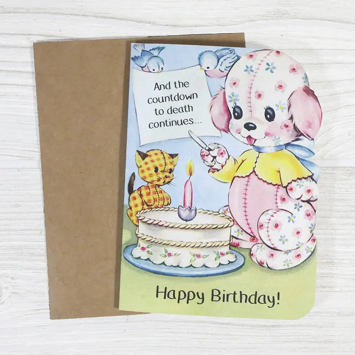Card The Countdown To Death Birthday