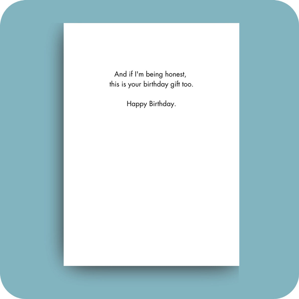 Card This Is Your Birthday Card & Gift