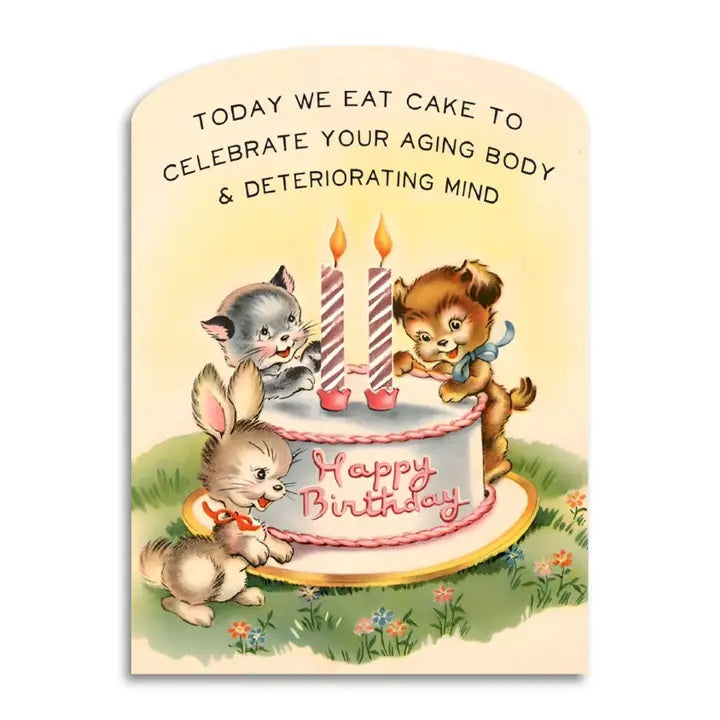 Card Today We Eat Cake Birthday