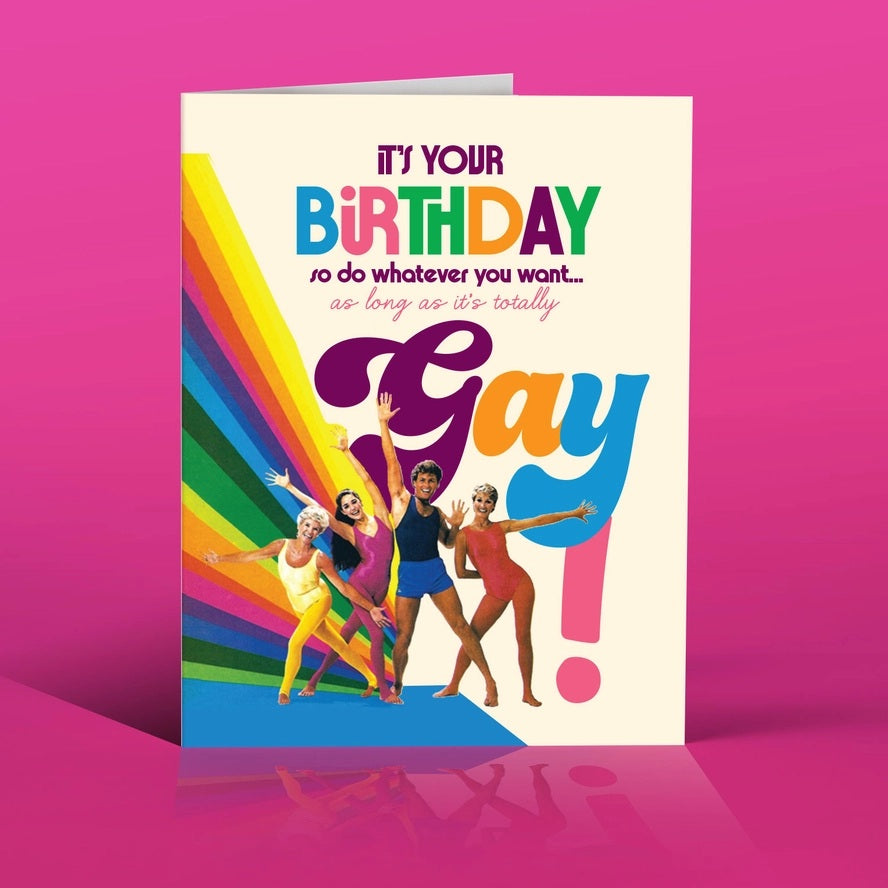 Card Totally Gay Birthday