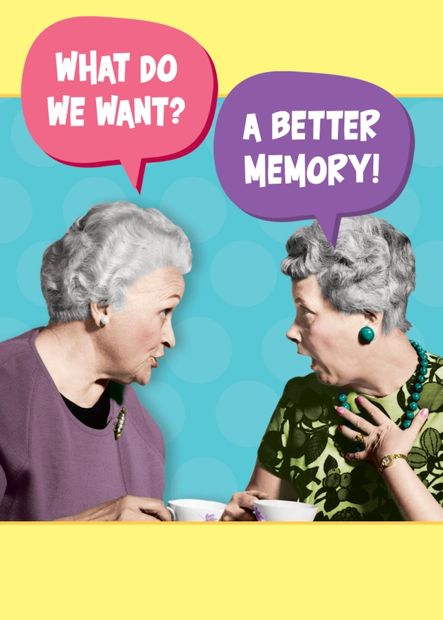 Card What Do We Want? Birthday