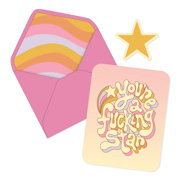 Card You're A Fucking Star