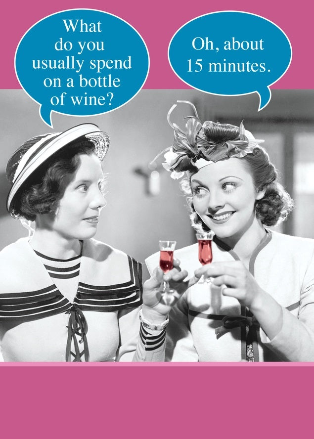 Card 15 Minute Wine Birthday