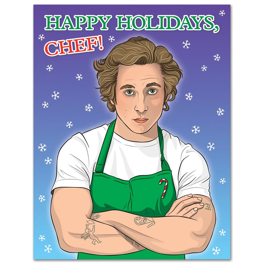 Card Happy Holidays Chef The Bear Christmas