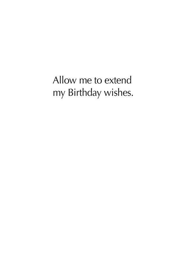 Card Extended Warranty Birthday