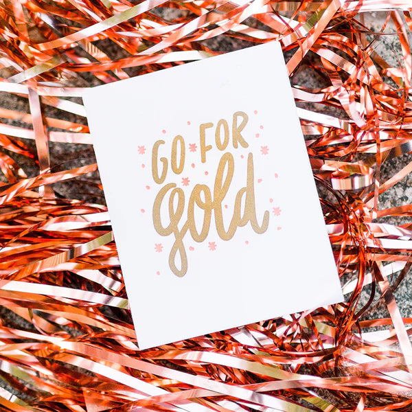 Card Go For Gold