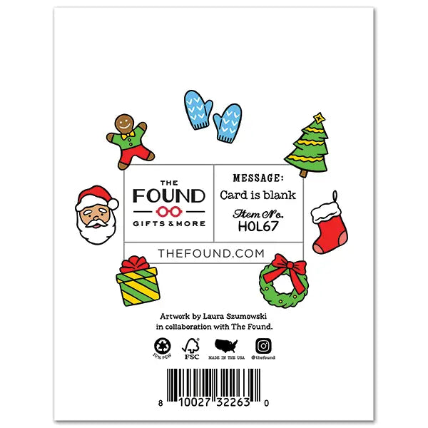 Card Happy Holidays Wordle Christmas