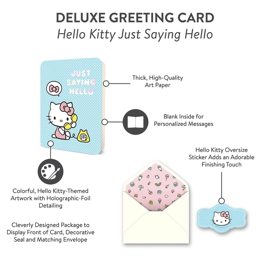 Card Hello Kitty Just Saying Hello