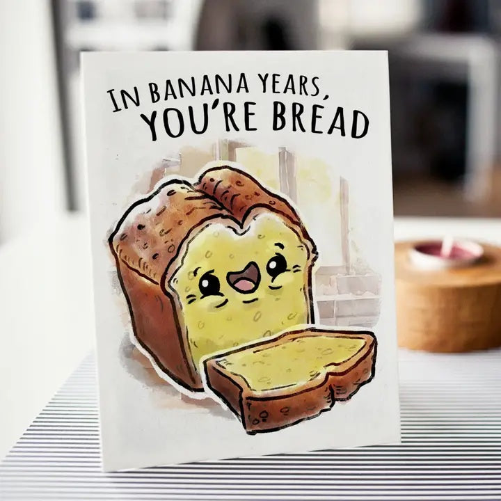 Card In Banana Years Birthday