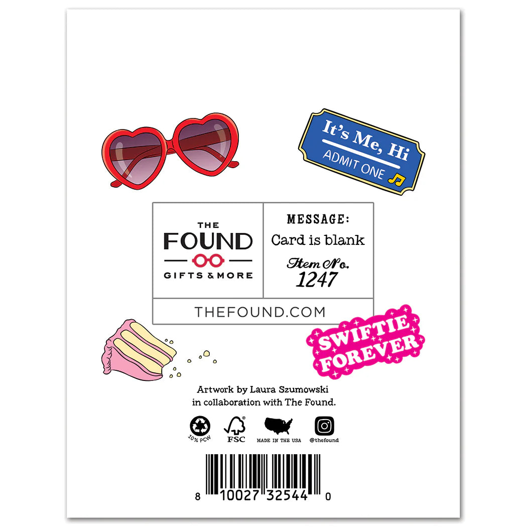 Card Taylor Swift Friendship Bracelets Birthday