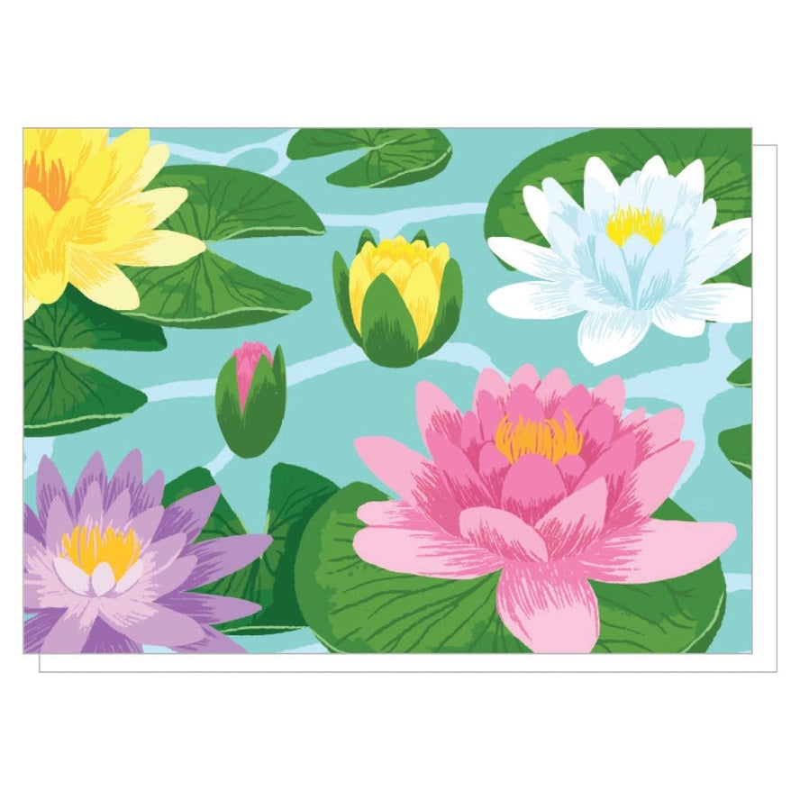 Card Water Lilies