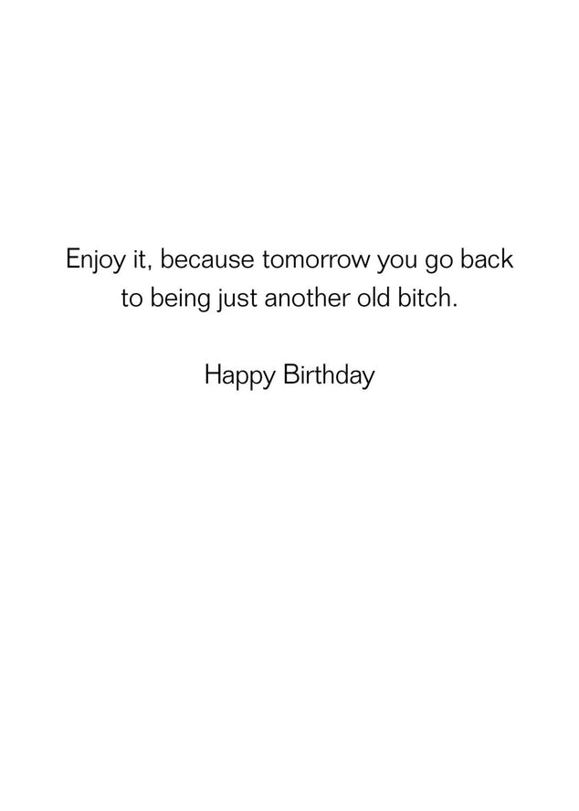 Card You're The Queen! Birthday