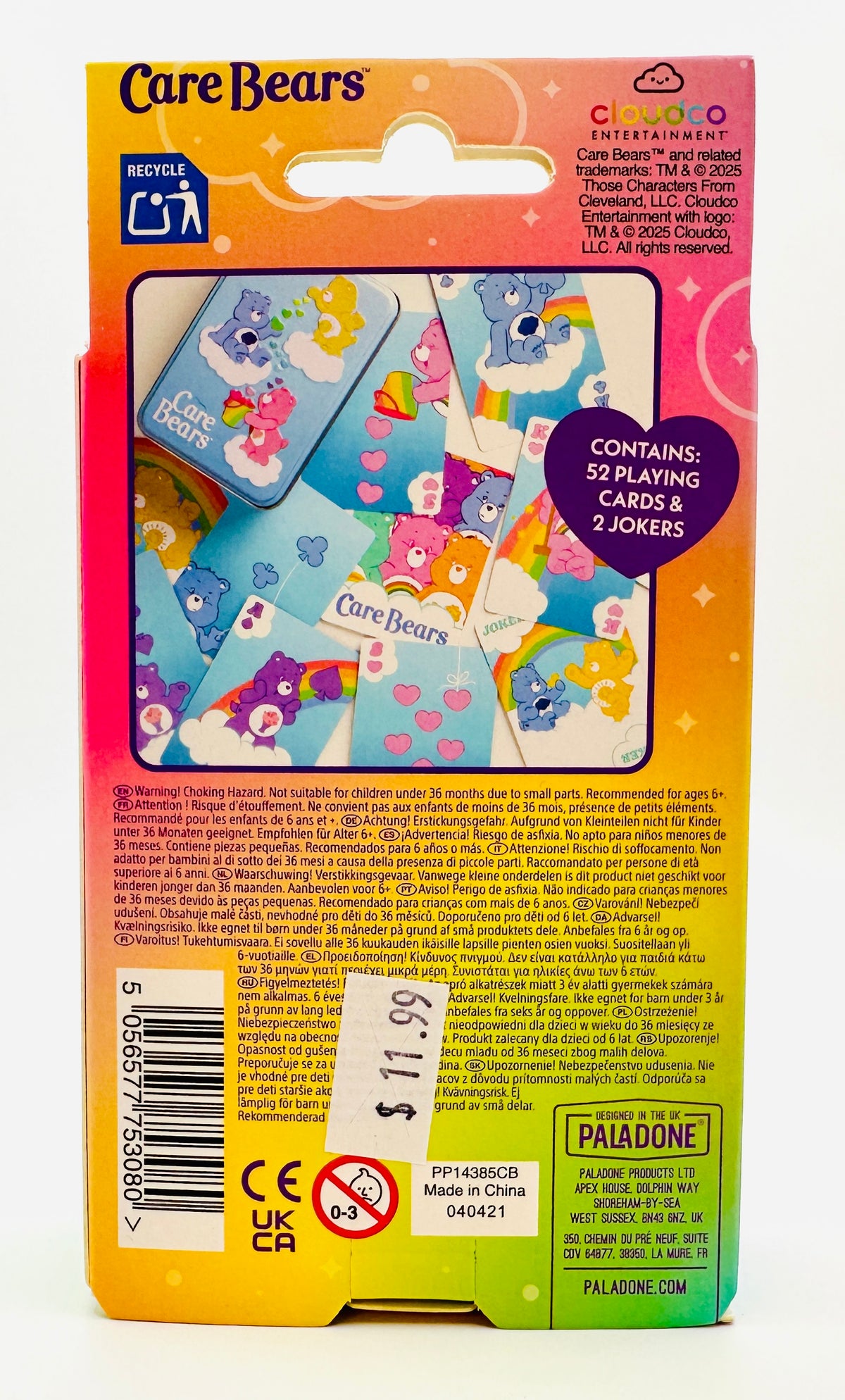 Care Bears Playing Cards Tin