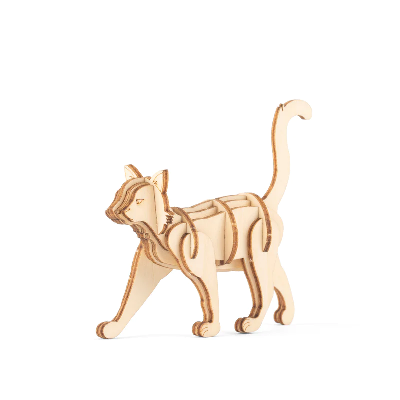 Cat 3D Wooden Puzzle