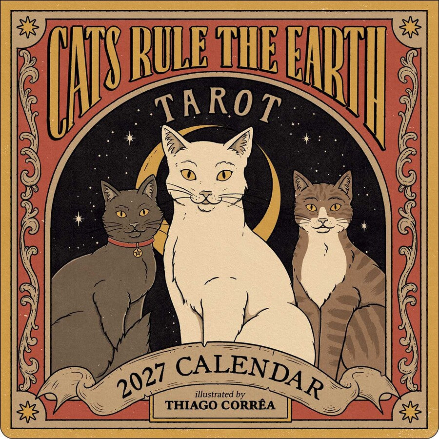 Cats Rule The Earth 2027 Wall Calendar