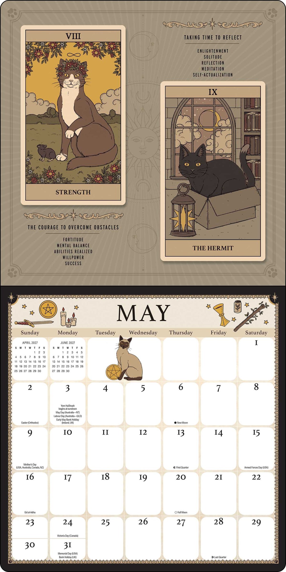 Cats Rule The Earth 2027 Wall Calendar