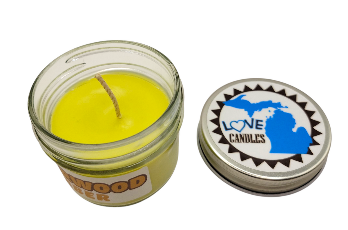 Cedarwood Amber Love Michigan Candle 4 oz