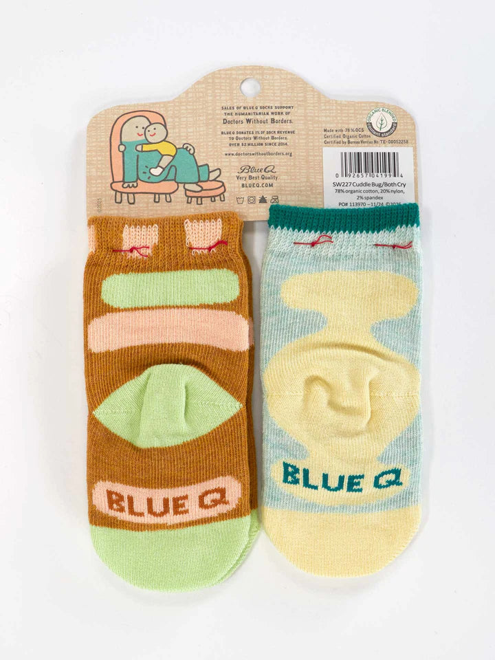 Certified Cuddle Bug & I Bet I Can Make Us Both Cry Baby Socks Pack Of 2
