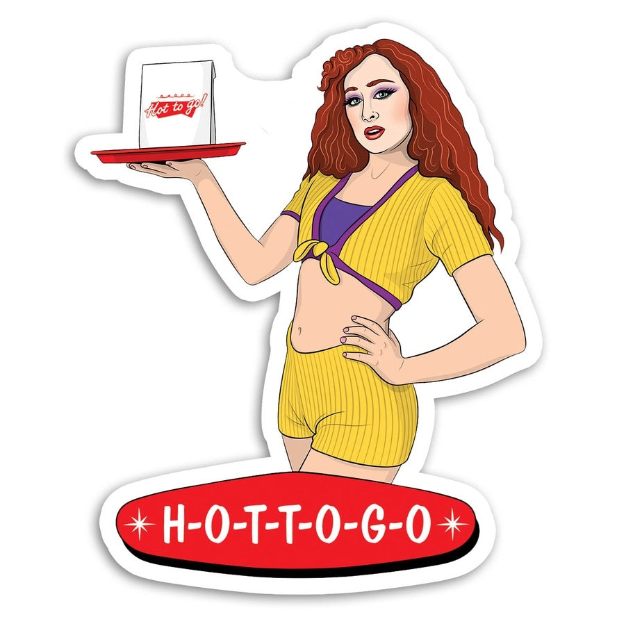Chappell Roan Hot To Go Die Cut Sticker