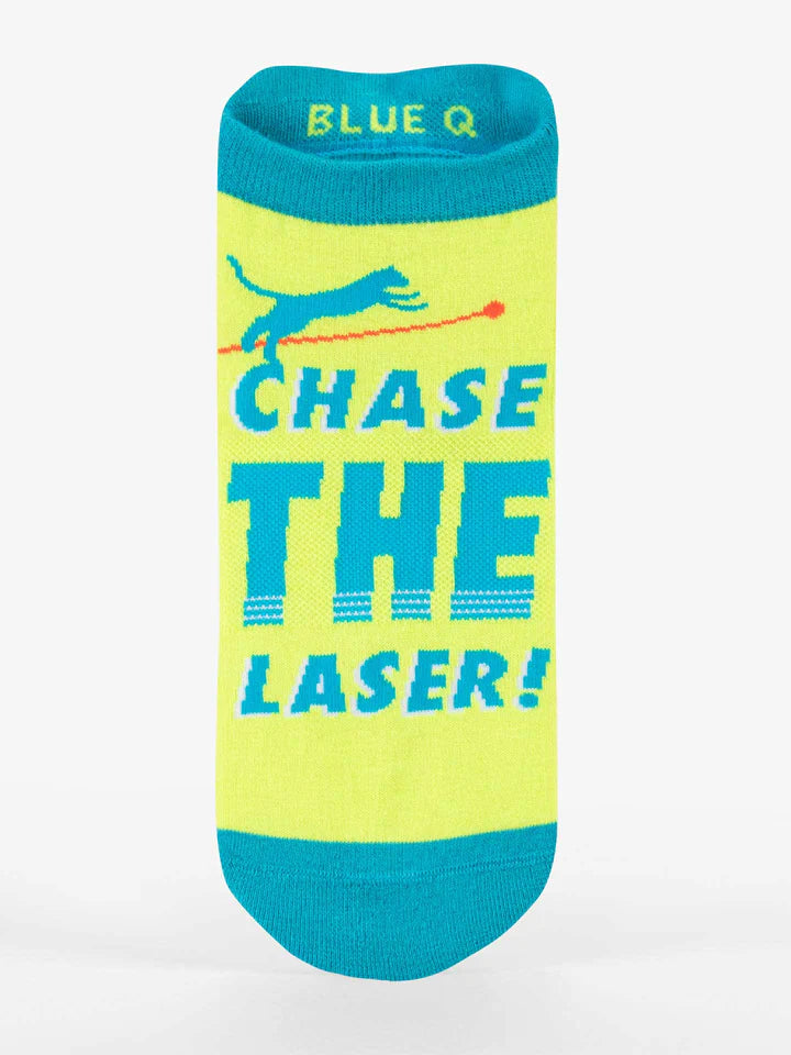 Chase The Laser Cat Sneaker Socks Small
