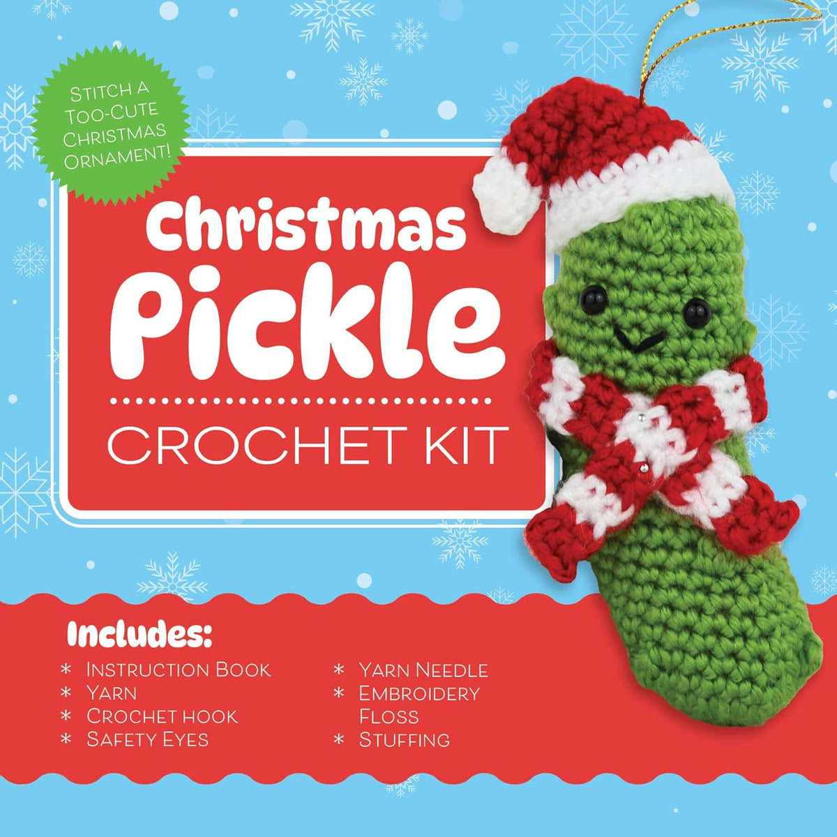 Christmas Pickle Crochet Kit