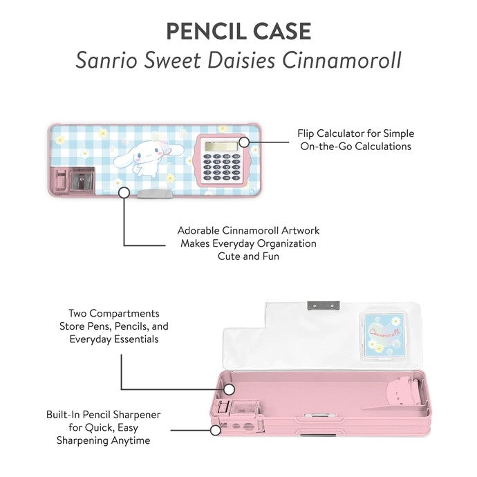 Cinnamoroll Sweet Daisies Pencil Case