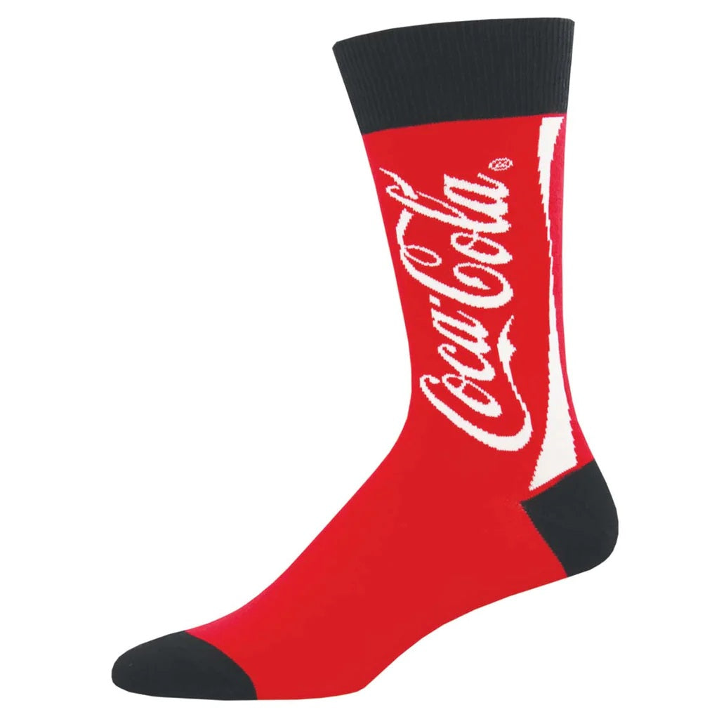Coca-Cola Men's Crew Socks Red