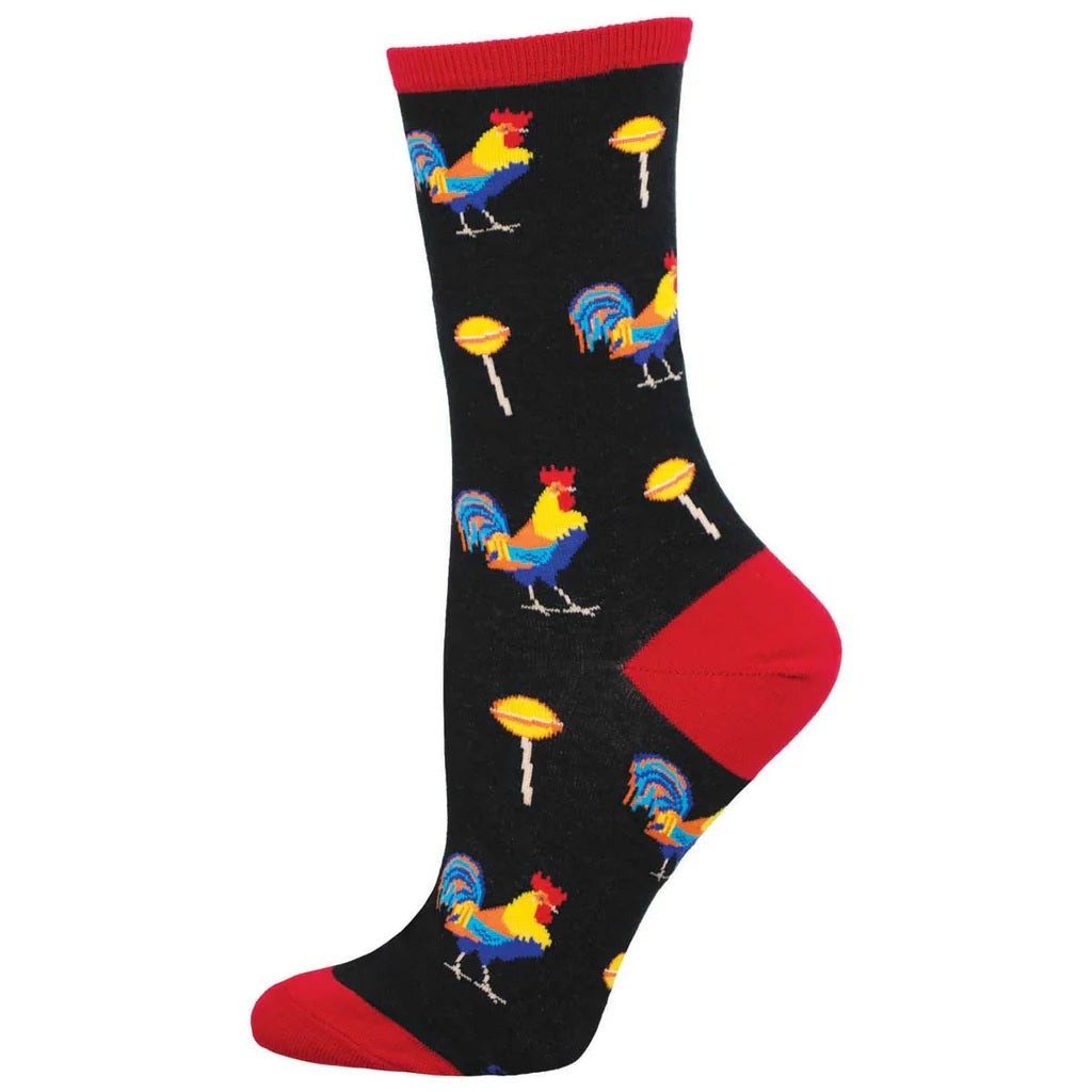 Cock Sucker Women's Crew Socks Black