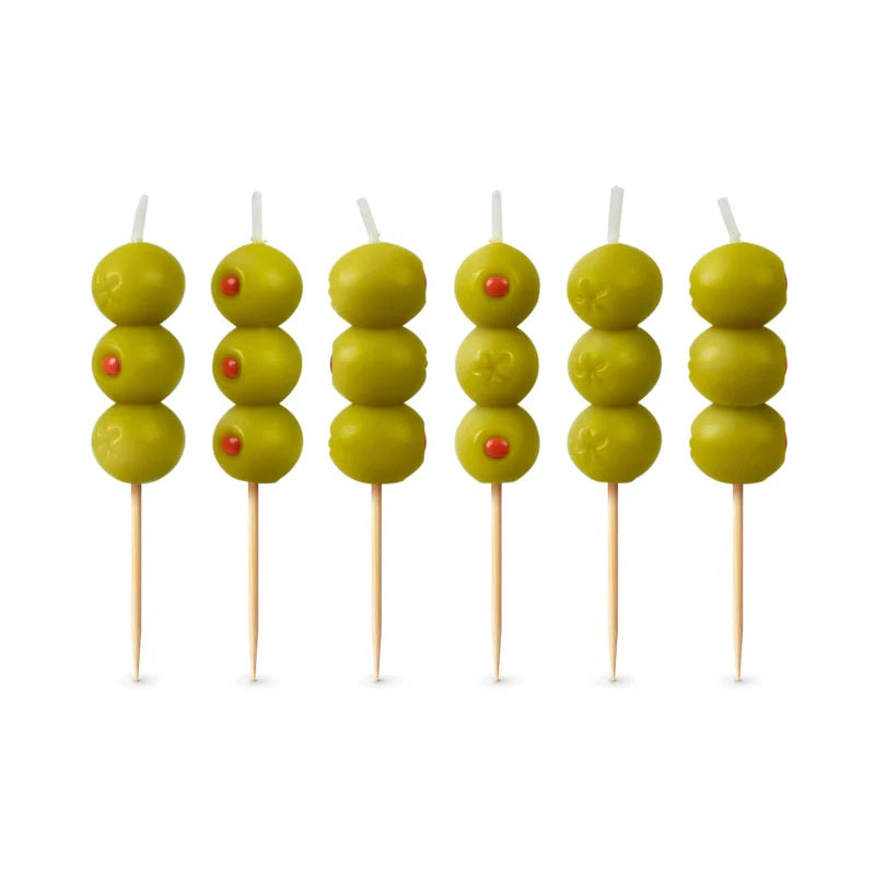 Cocktail Party Olive Candles