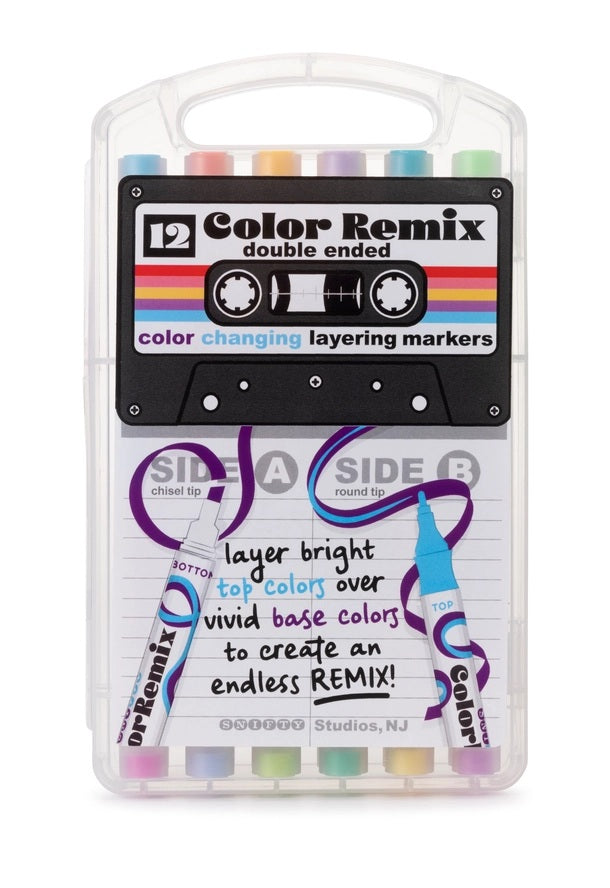 Color Remix Set Of 12 Double Ended Color Changing Layering Markers
