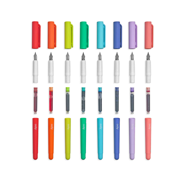Color Write 8 Colored Fountain Pens