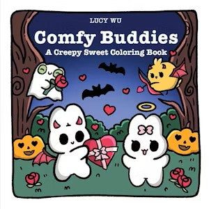 Comfy Buddies: A Creepy Sweet Coloring Book