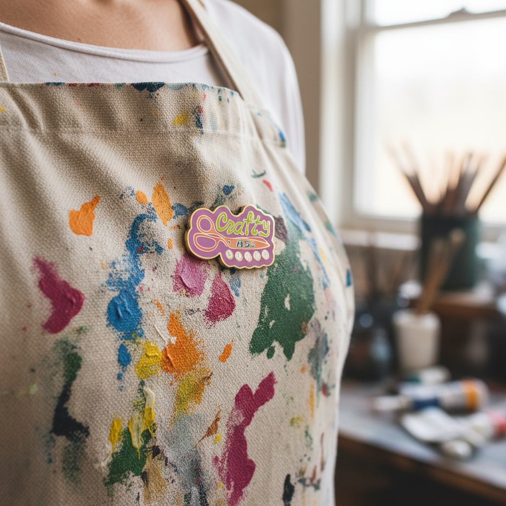 Crafty Ass Bitch Enamel Pin