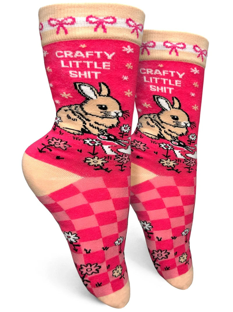 Crafty Little Shit Women's Socks