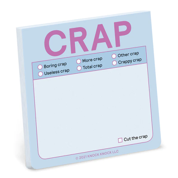 Crap Sticky Notes Pastel