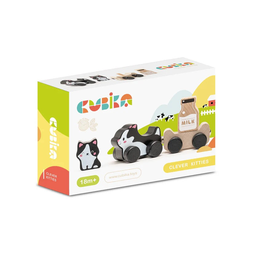 Cubika Wooden Clever Kitties Toy