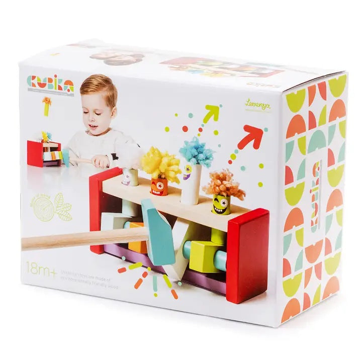 Cubika Wooden Jumping Clowns