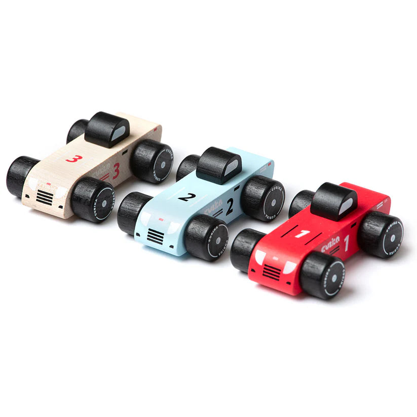 Cubika Wooden Racing Cars Set