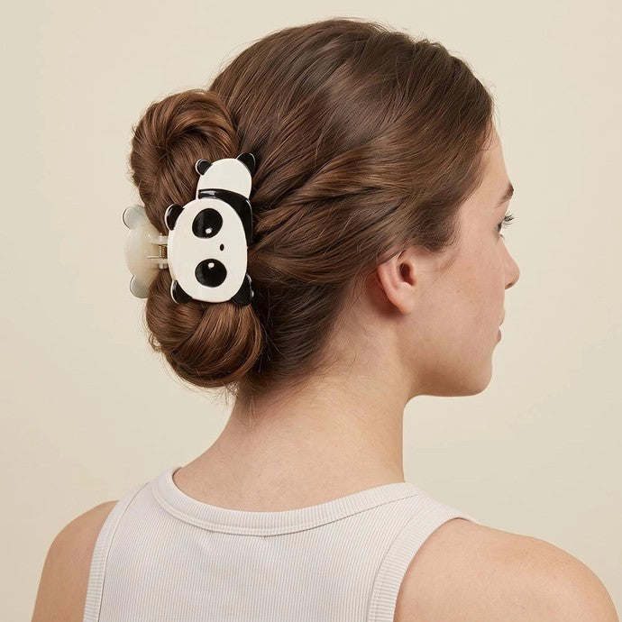 Cute Panda Hair Claw Clip Assorted
