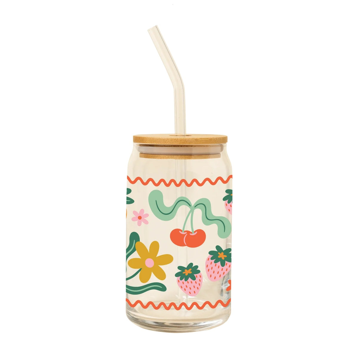 Cutie Fruity Can Glass