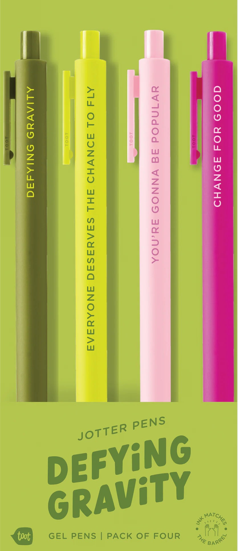 Defying Gravity Pen Set