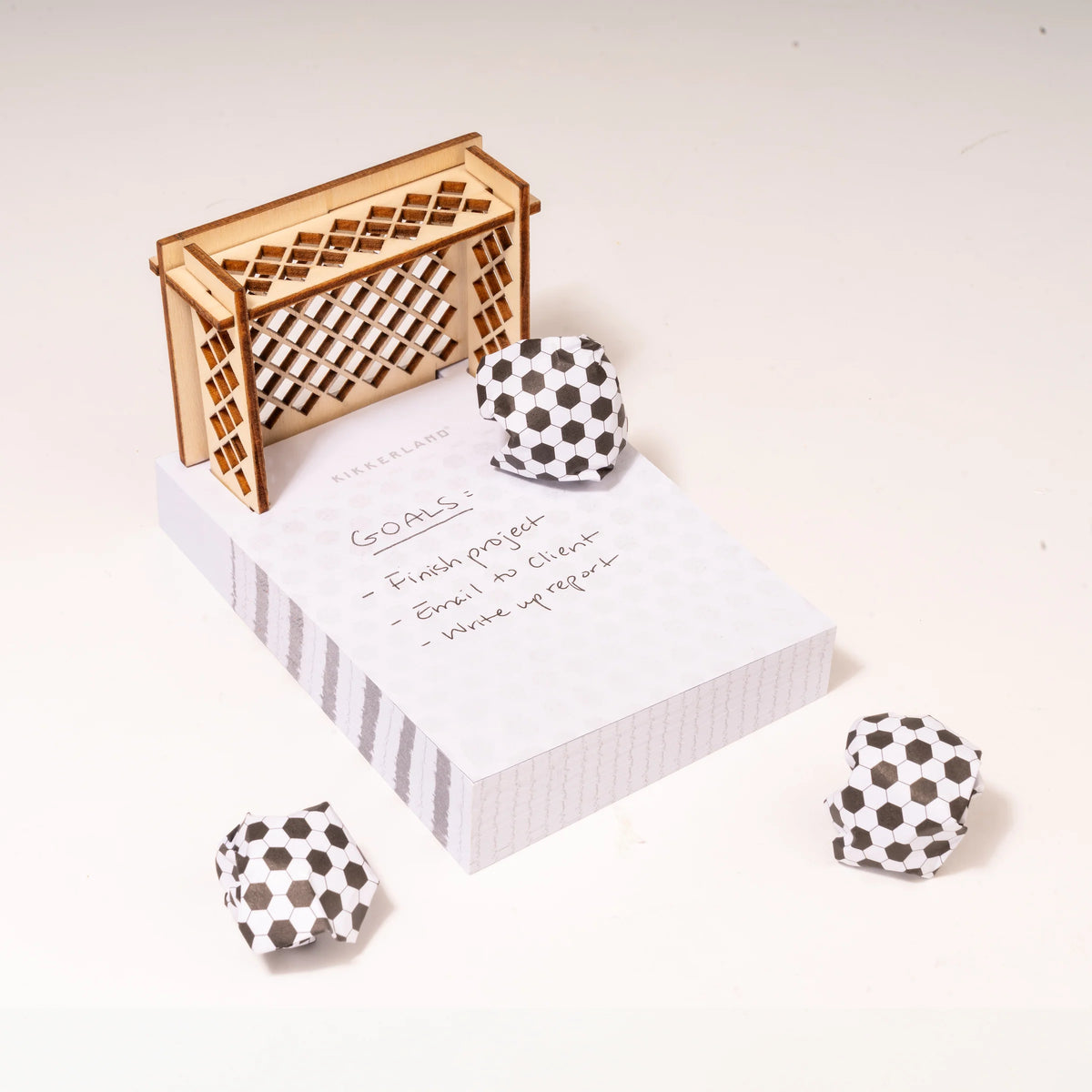 Desktop Goals Soccer Sticky Notes
