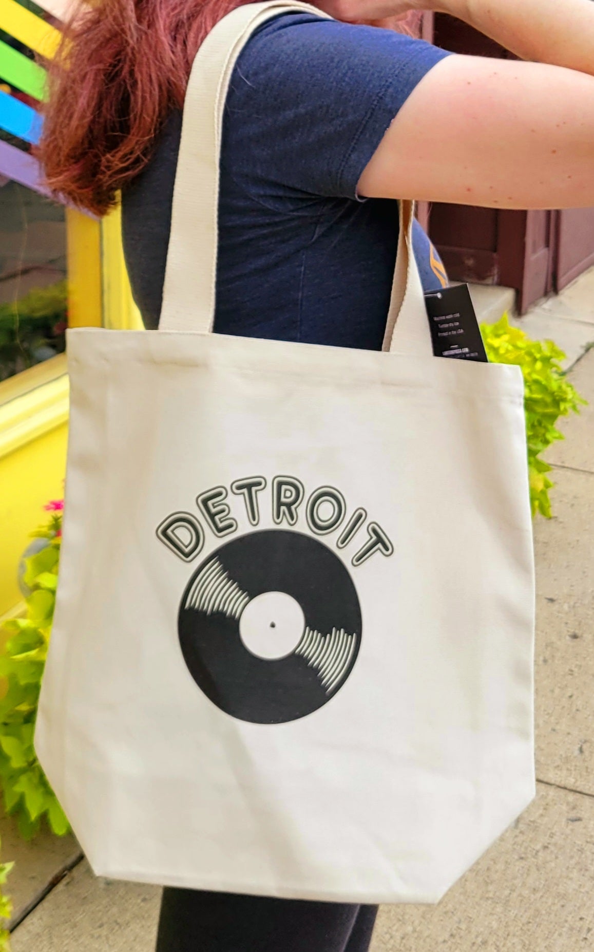 Detroit Vinyl Tote Bag