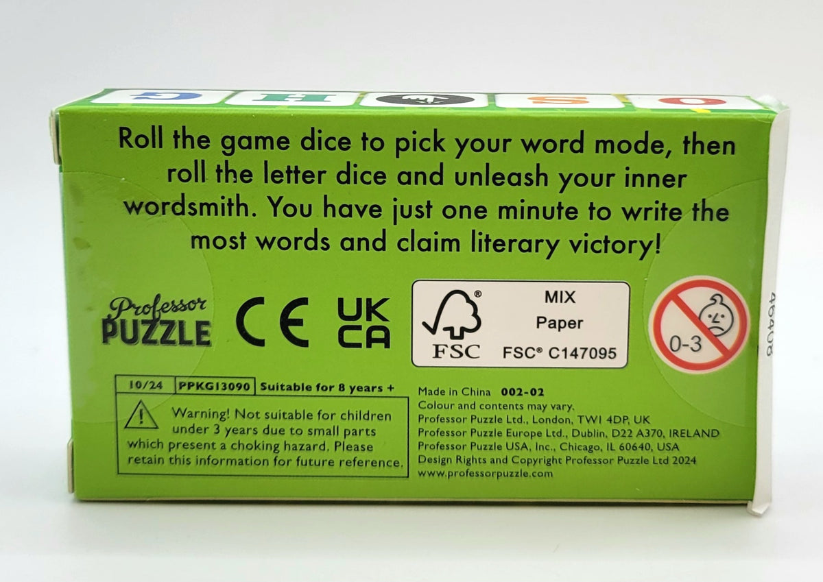 Dicey Words Mini Dice Game